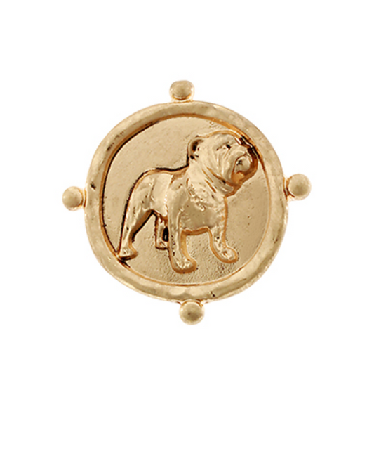 UGA Stud Bulldog Brooch