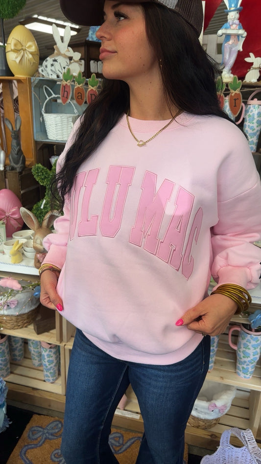 Lulu Mac Pink Sweatshirt