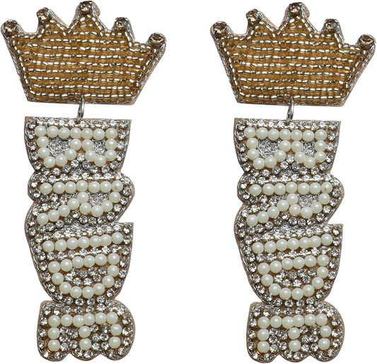 Bride Beaded Earrings
