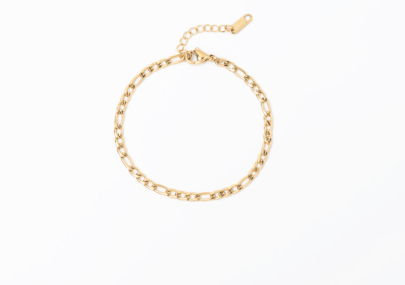 Meralora Figaro Chain Bracelet