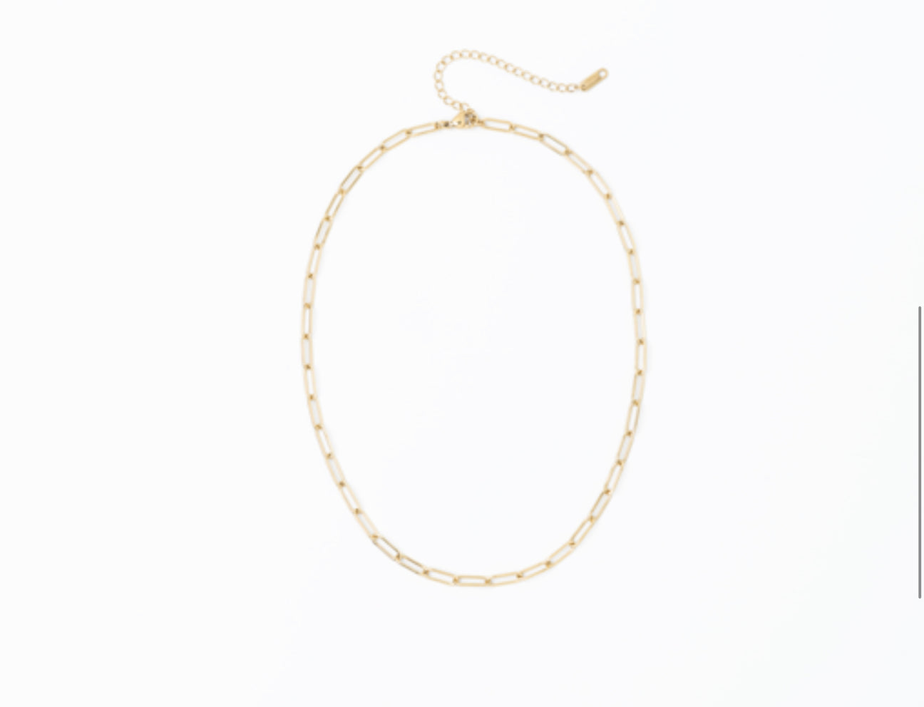 Meralora Paper Clip Necklace