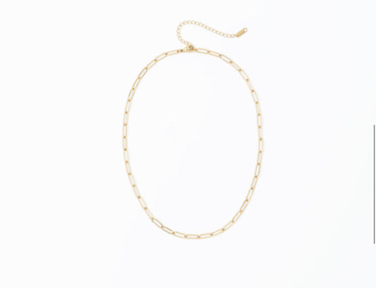 Meralora Paper Clip Necklace