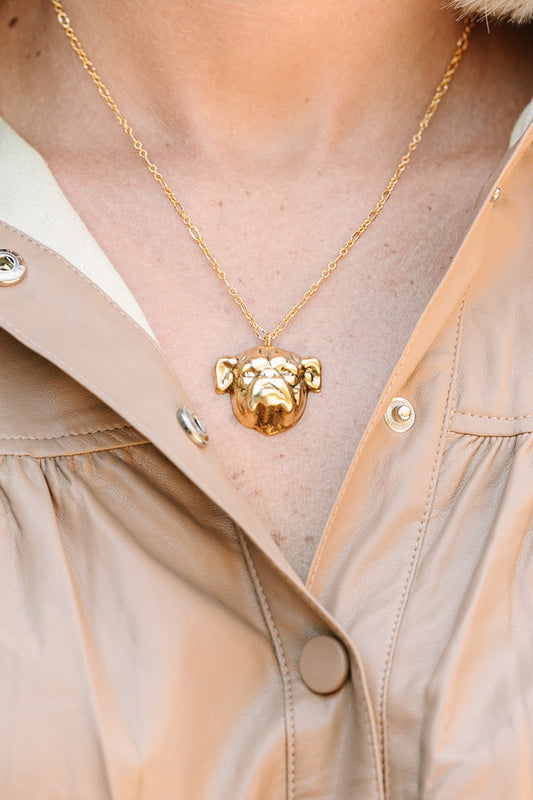 Yochi Bulldog Necklace