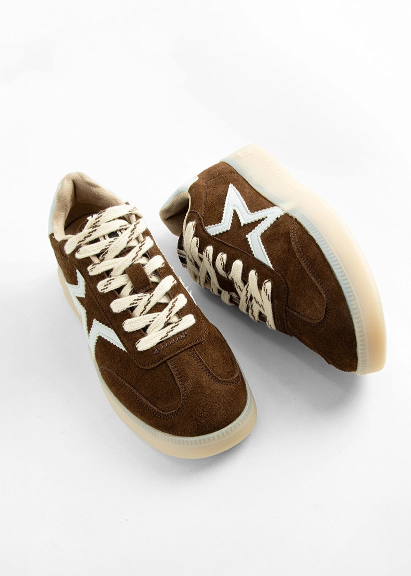 Shushop Brown suede Sneakers