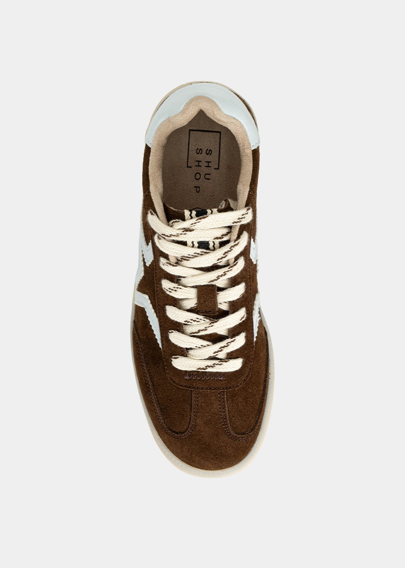 Shushop Brown suede Sneakers