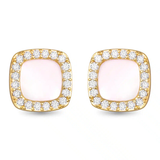 Amanda Blu Gold mother of pearl Earrings