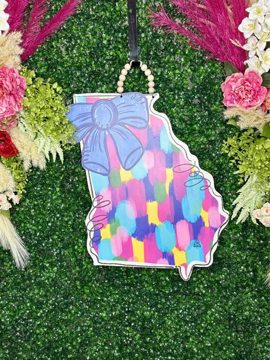 DK Multi-Colored GA Door Hanger