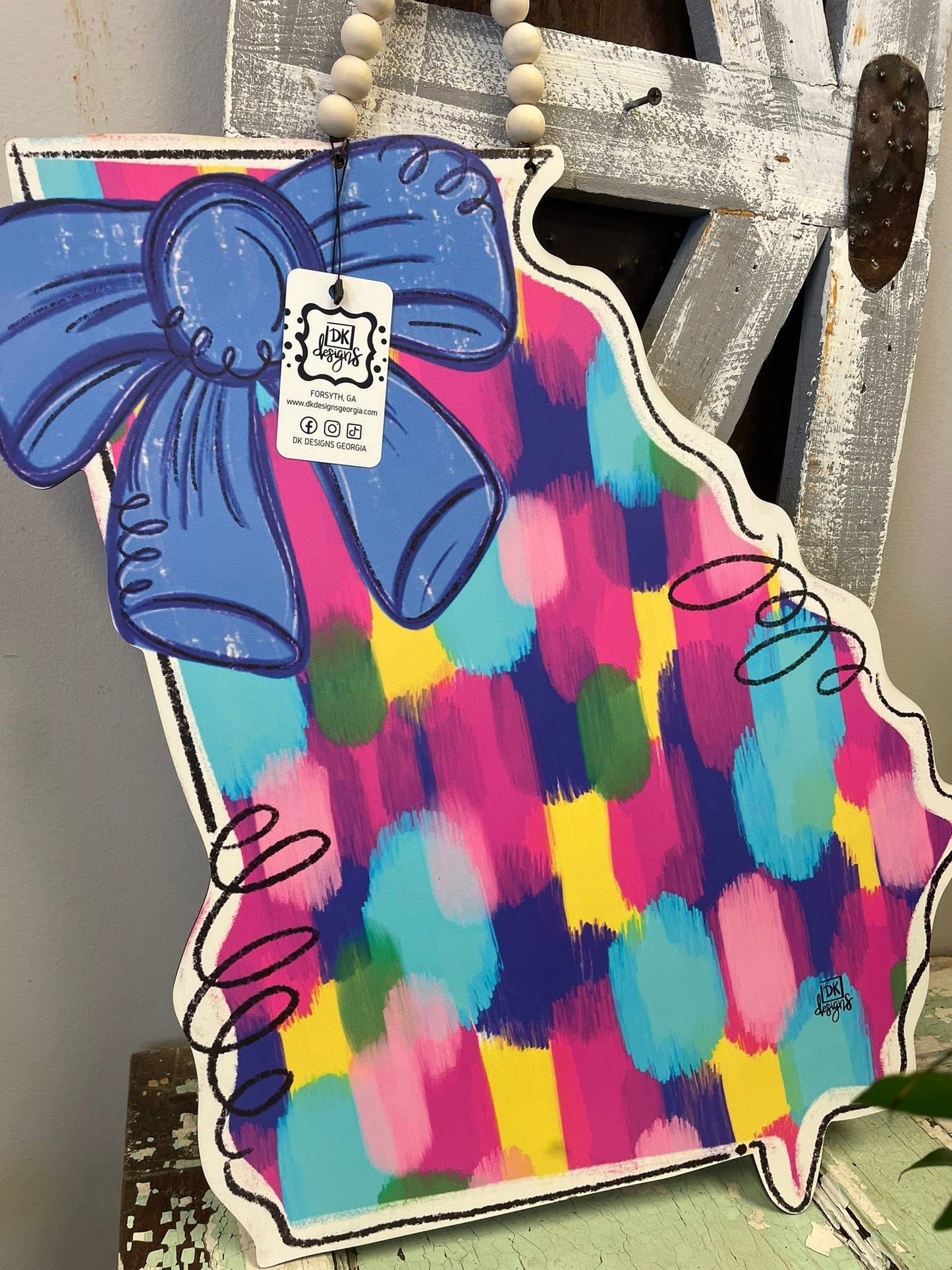 DK Multi-Colored GA Door Hanger