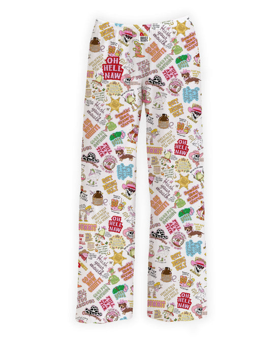 Graphic Mash Up Lounge Pants