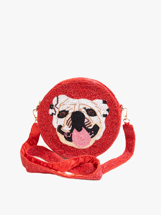 Beaded Bulldog Bag