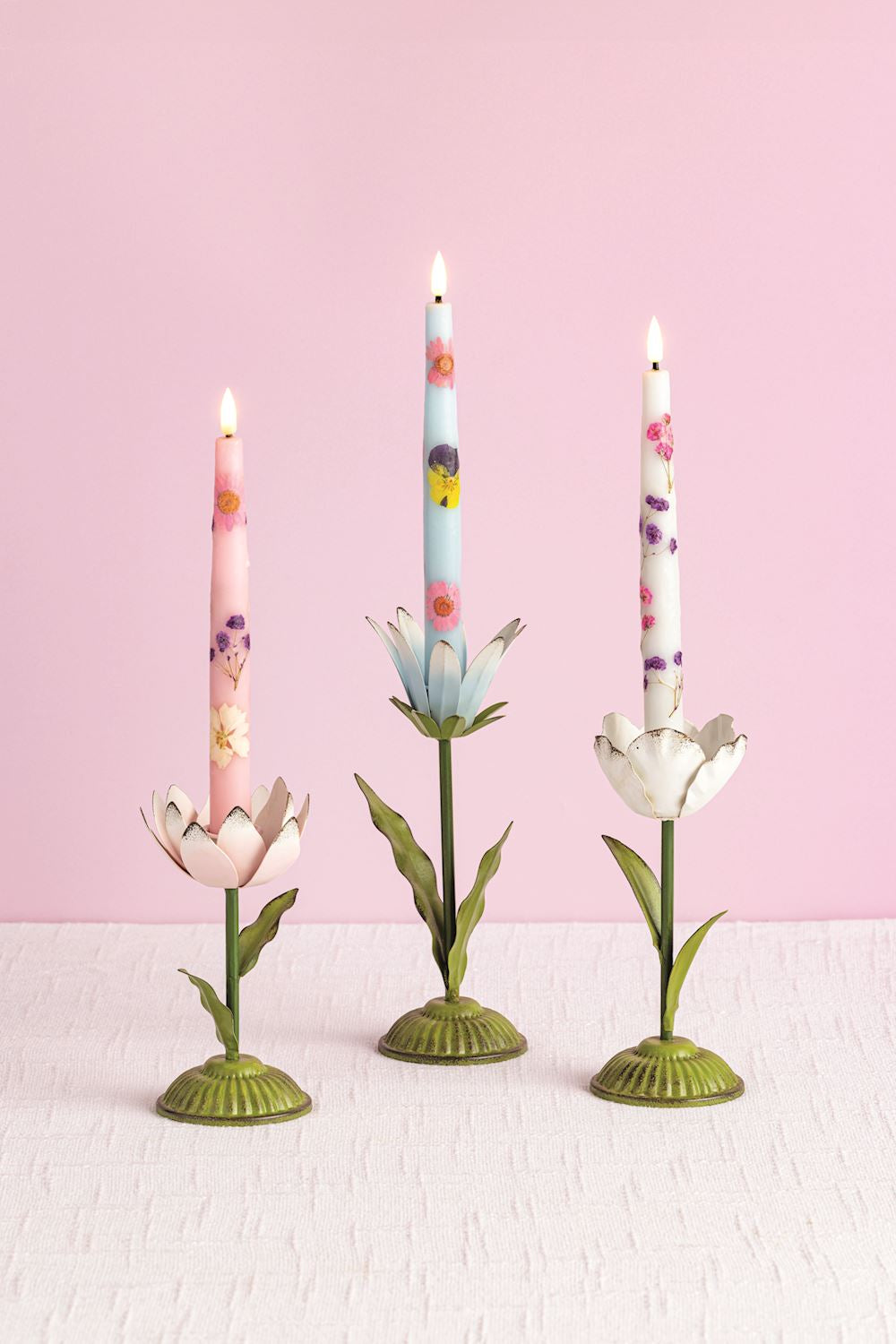 Flower Taper Candle