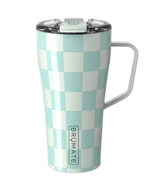 22oz Brümate Seafoam Checker