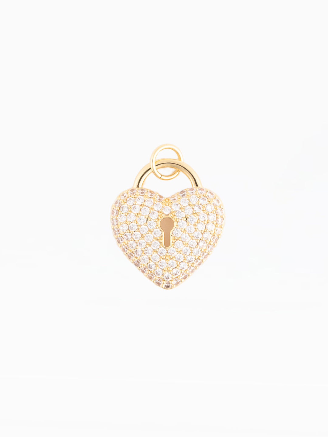 Michelle McDowell Heart Lock Bag Charm