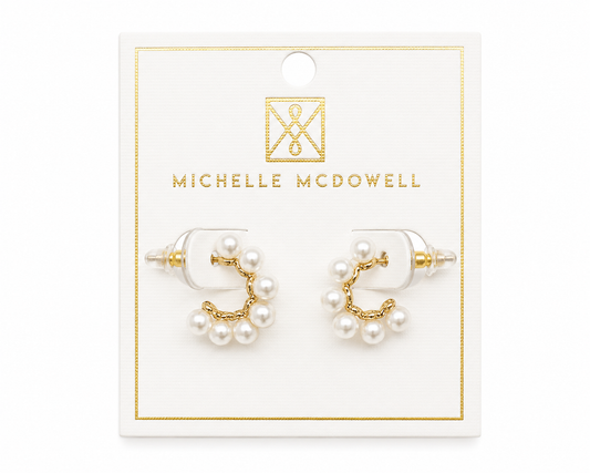 Michelle McDowell Noelle Pearl Earrings