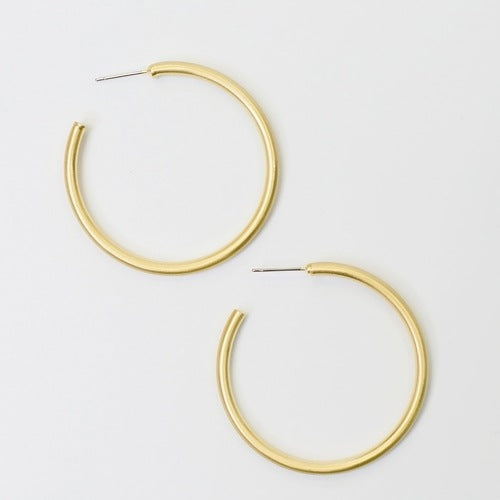 Michelle McDowell Brushed Gold Estonia Earrings