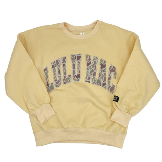 Lulu Mac Camo Buttercream Sweatshirt