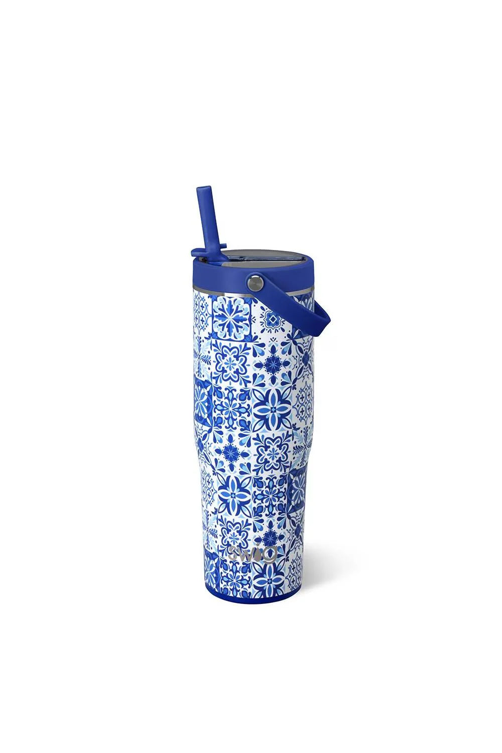 Indigo Tiles Tumbler 30oz