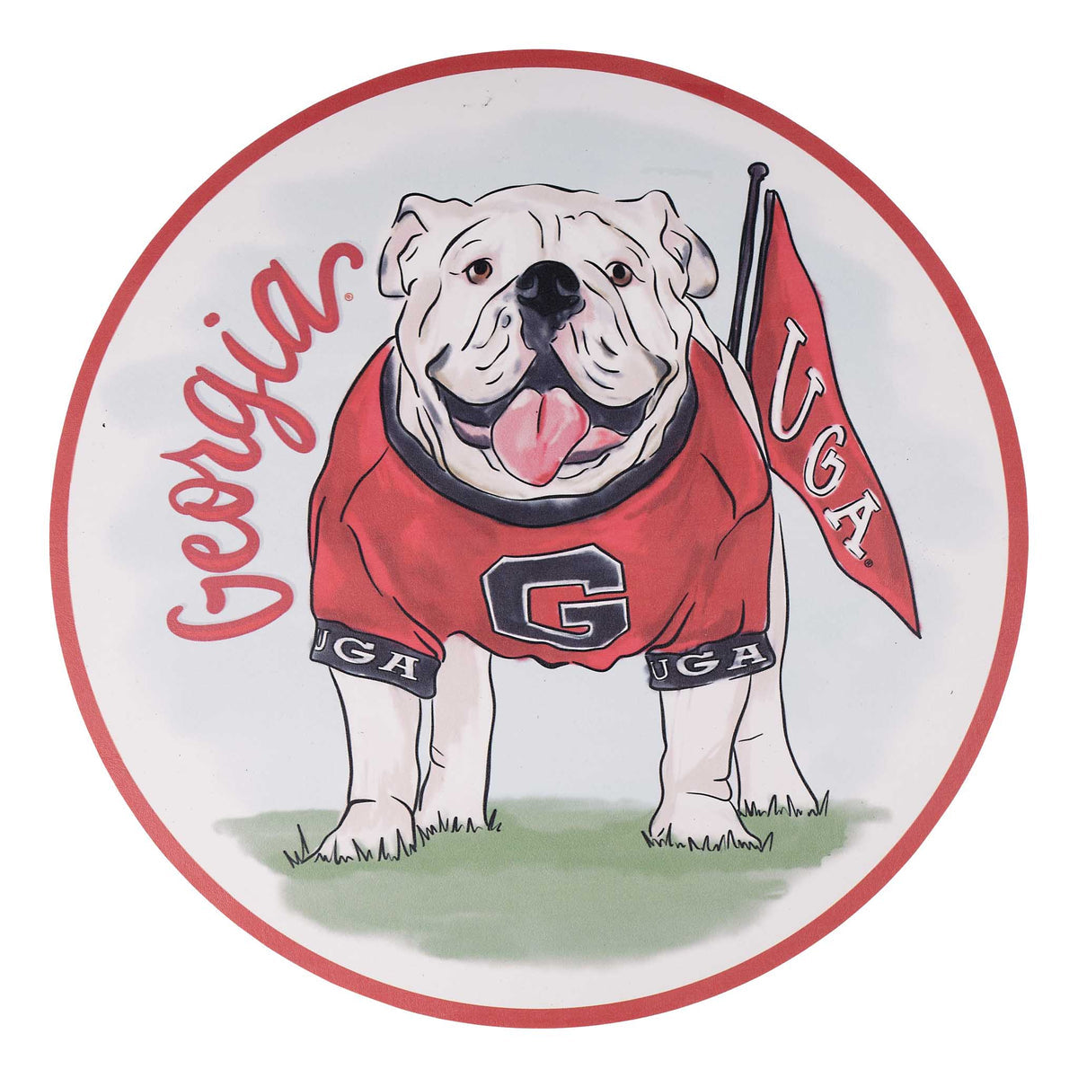 Georgia Mascot Coaster