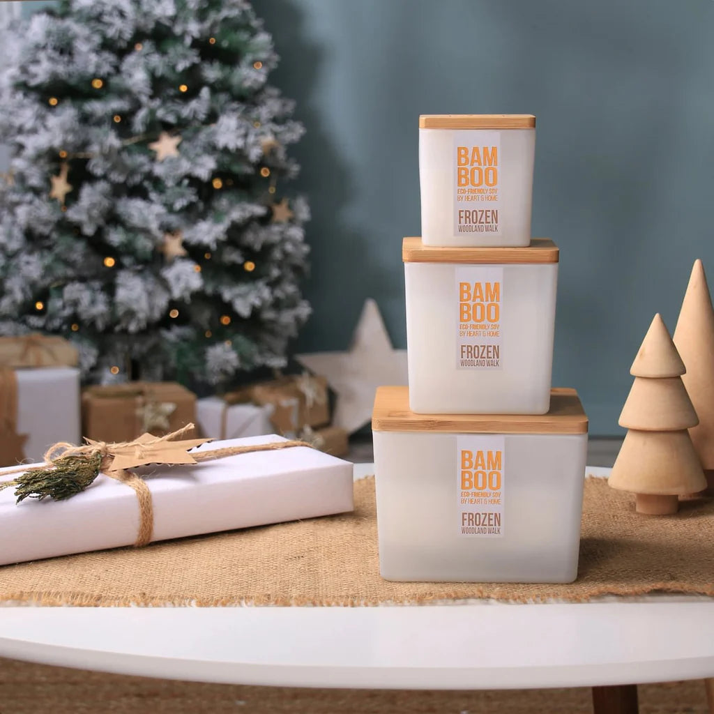 Frozen Woodland Walk | Bamboo Candle Small