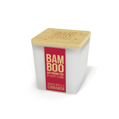Spiced Apple & Cinnamon | Bamboo Candle Medium