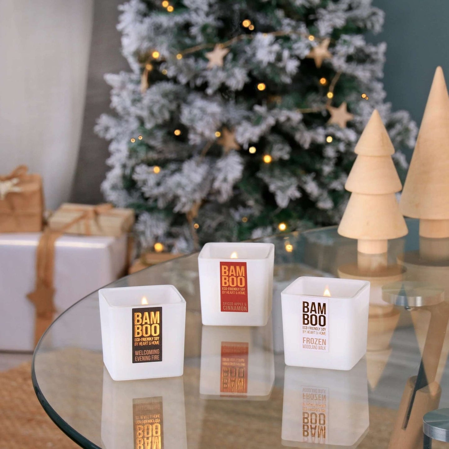 Bamboo - 3 - Candle Gift Set