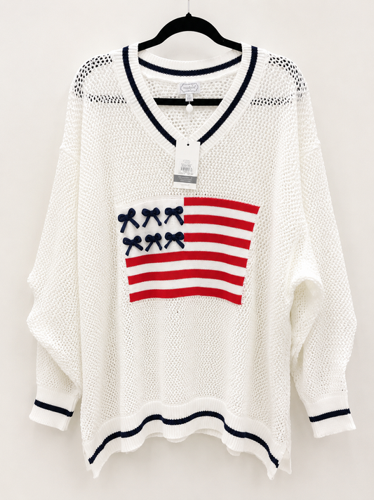 Americana Knitted Sweater | One Size