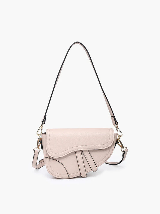 Marisol Vegan Asymmetrical Saddle Bag
