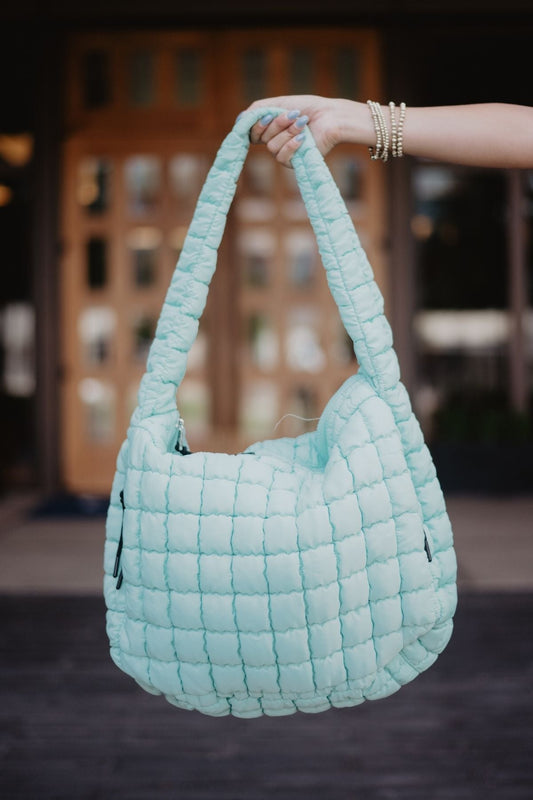 Quilted Puffer Tote