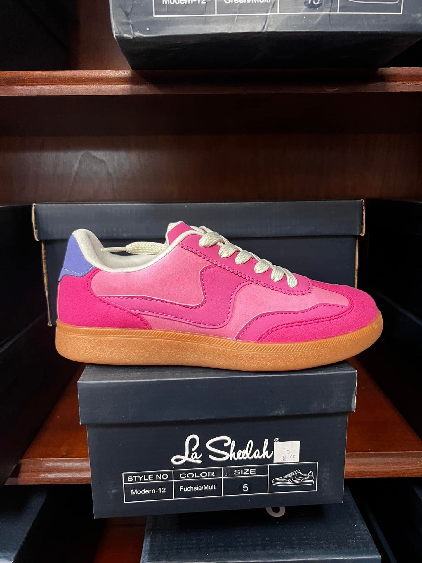 La Sheelah Pink Sneakers
