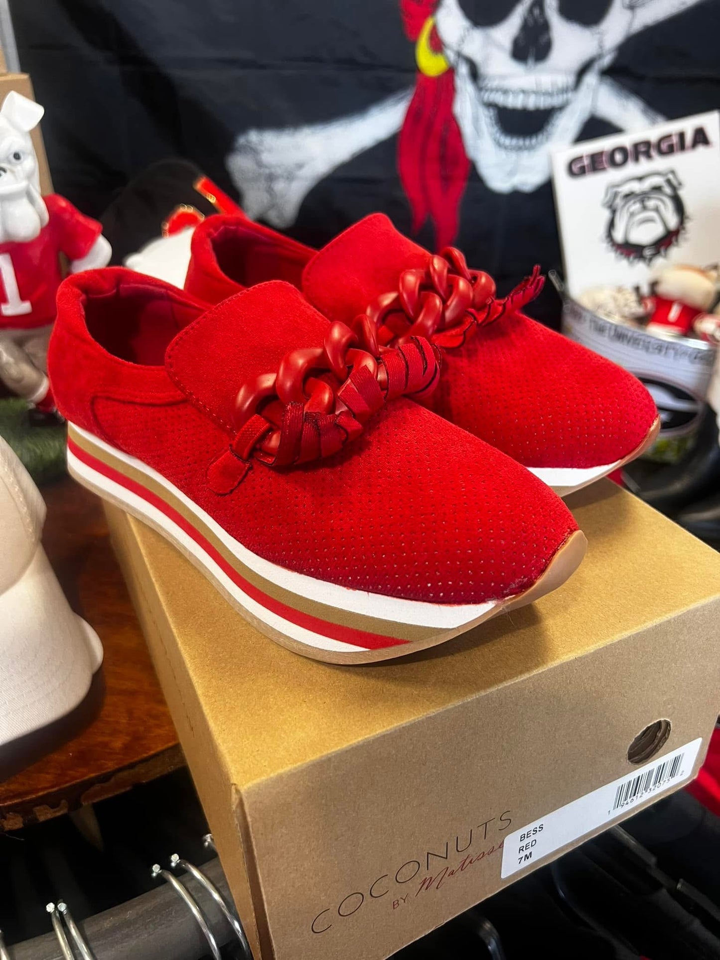 Bess Red Sneaker