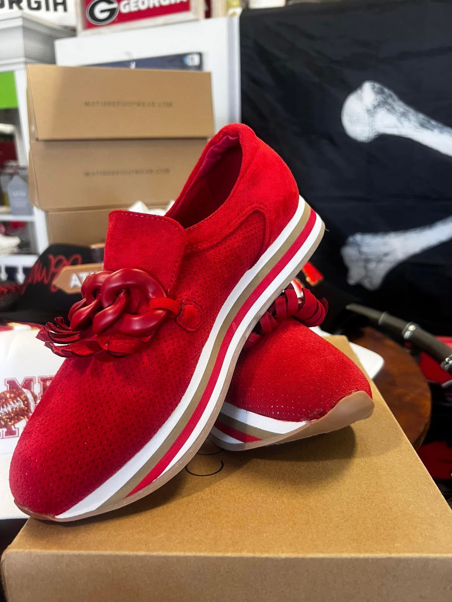 Bess Red Sneaker