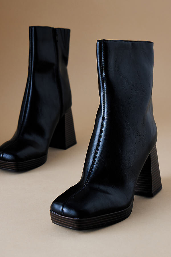 Duke Black Chunky Boots