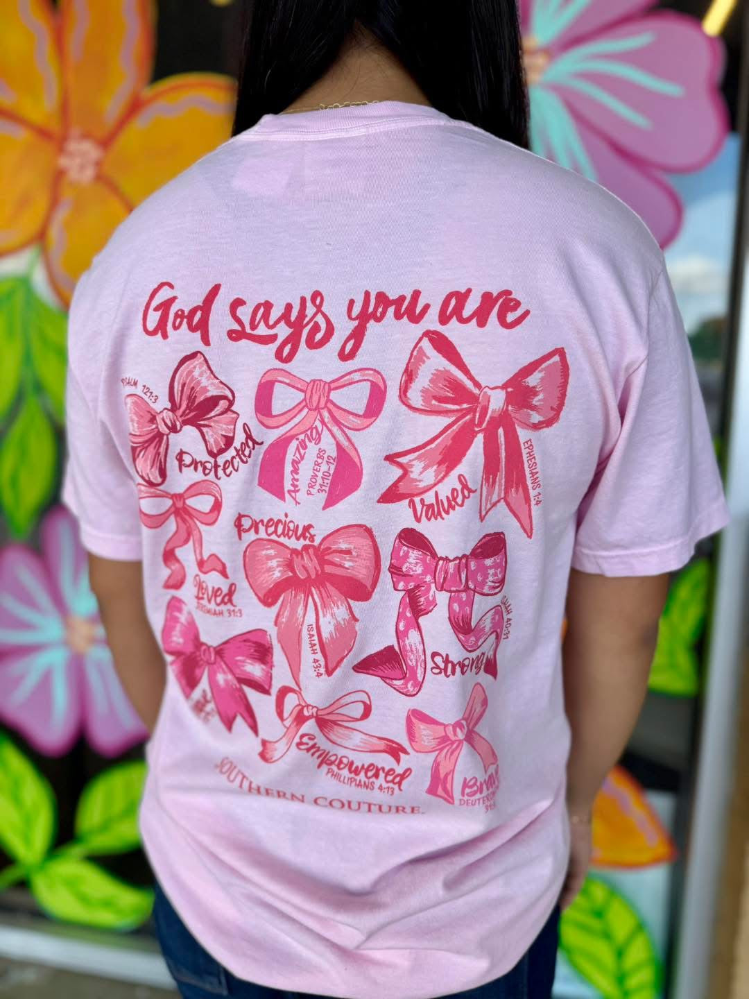 God Says You Are Bow T-shirt