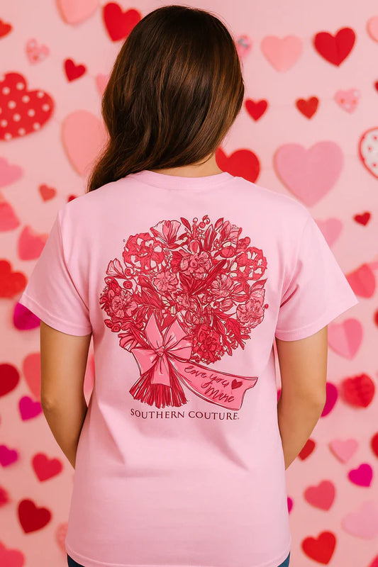 Love you more flowers T-shirt