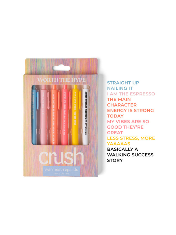 Crush Quote Pen Set