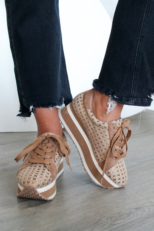 Taupe Tempo Sneaker