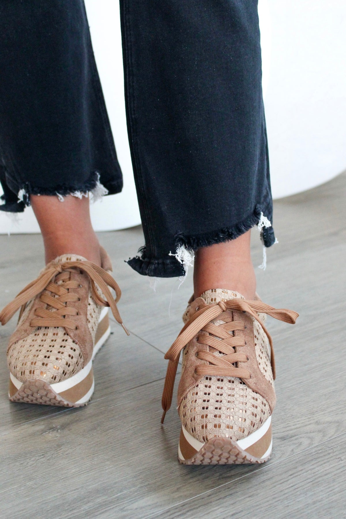 Taupe Tempo Sneaker