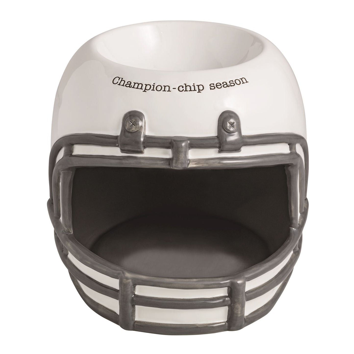 Football helmet chip n dip bowl