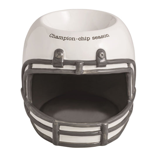 Football helmet chip n dip bowl