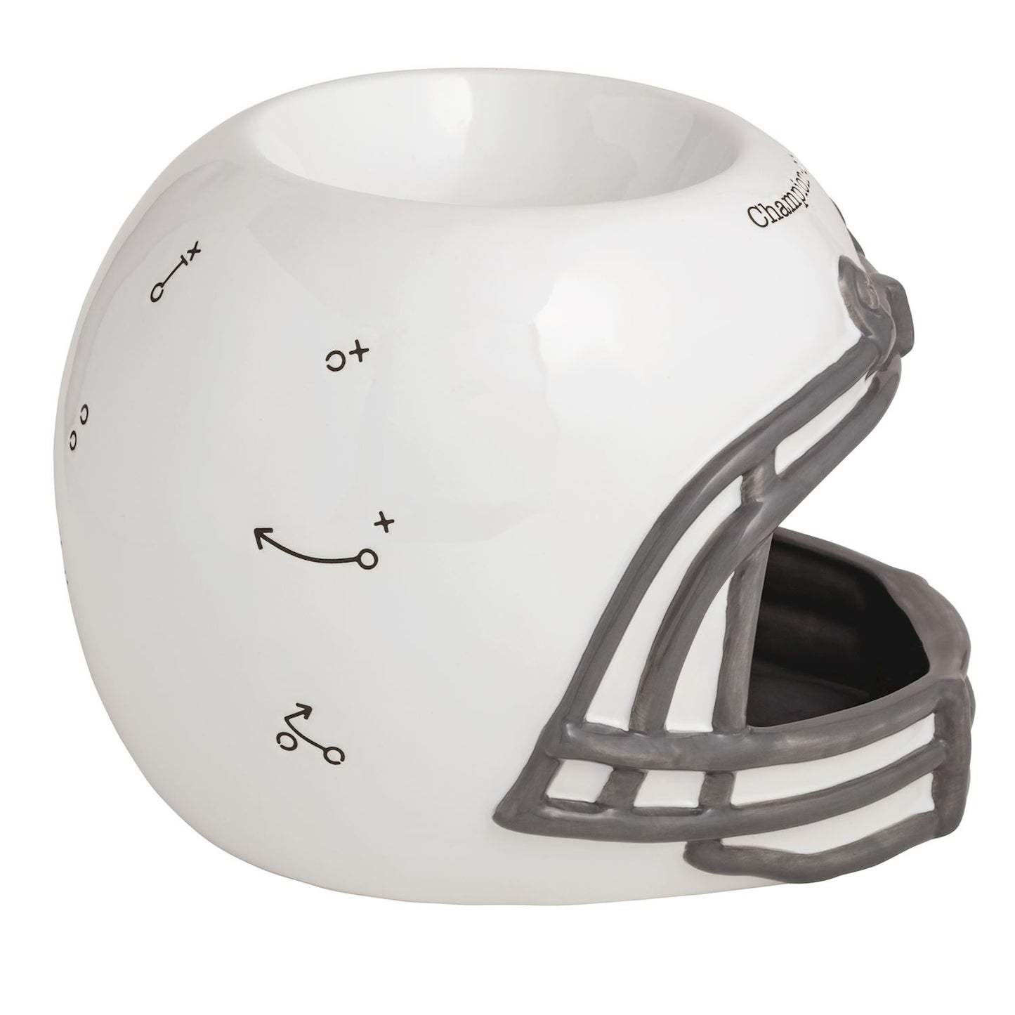 Football helmet chip n dip bowl