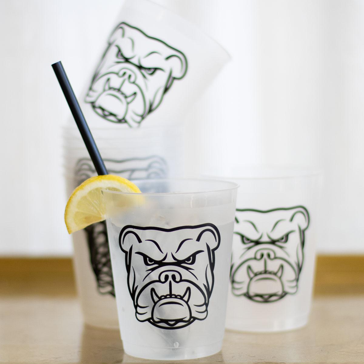Bulldog Party Cups (Set of 10)
