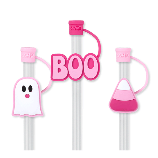 Boo Swig Straw Toppers