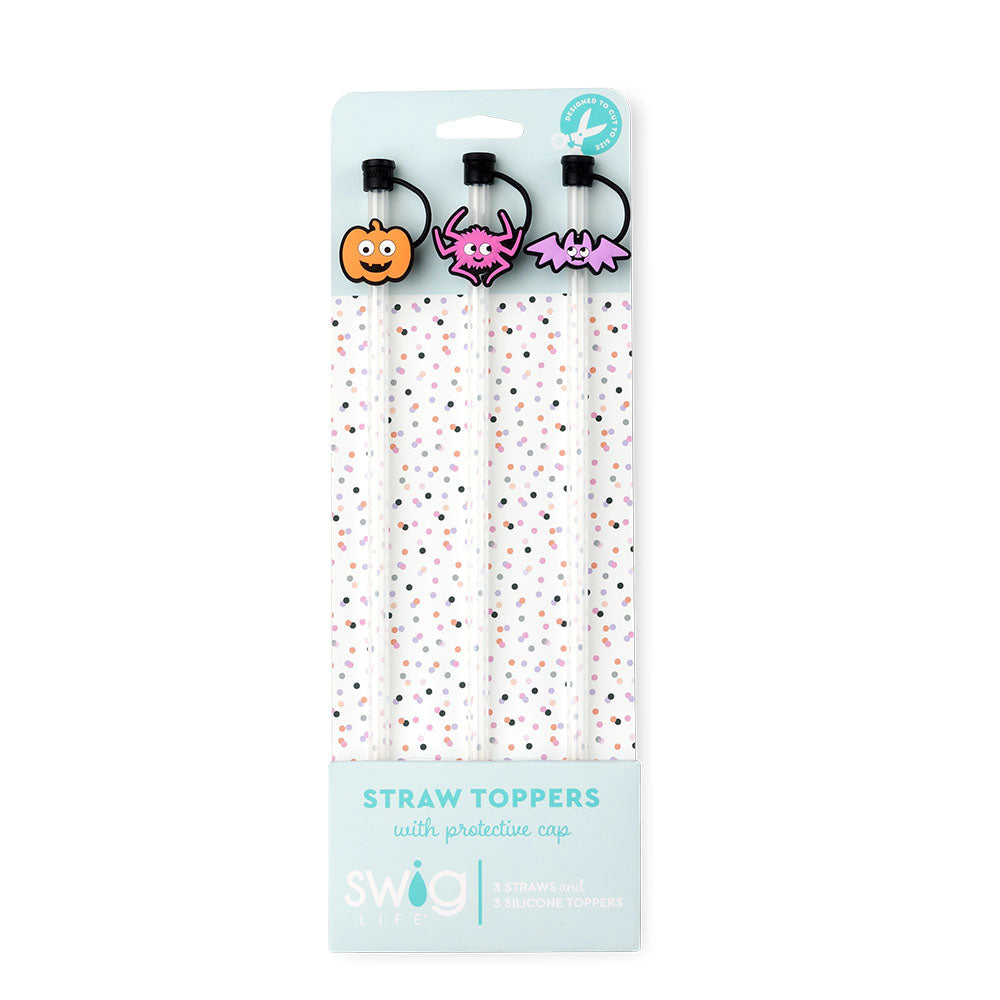Spooky Straw Toppers