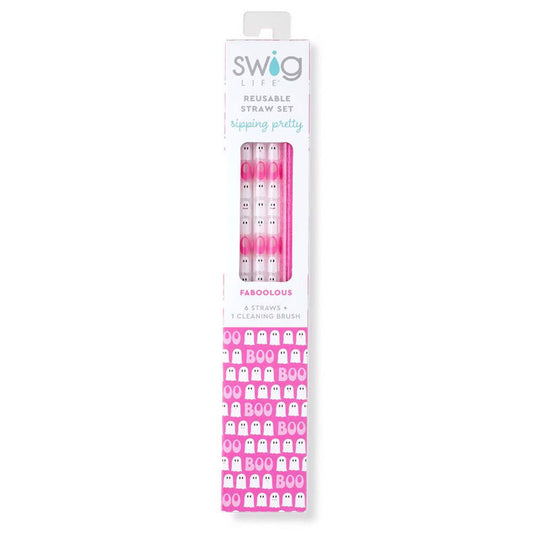 Fabulous reusable straw set