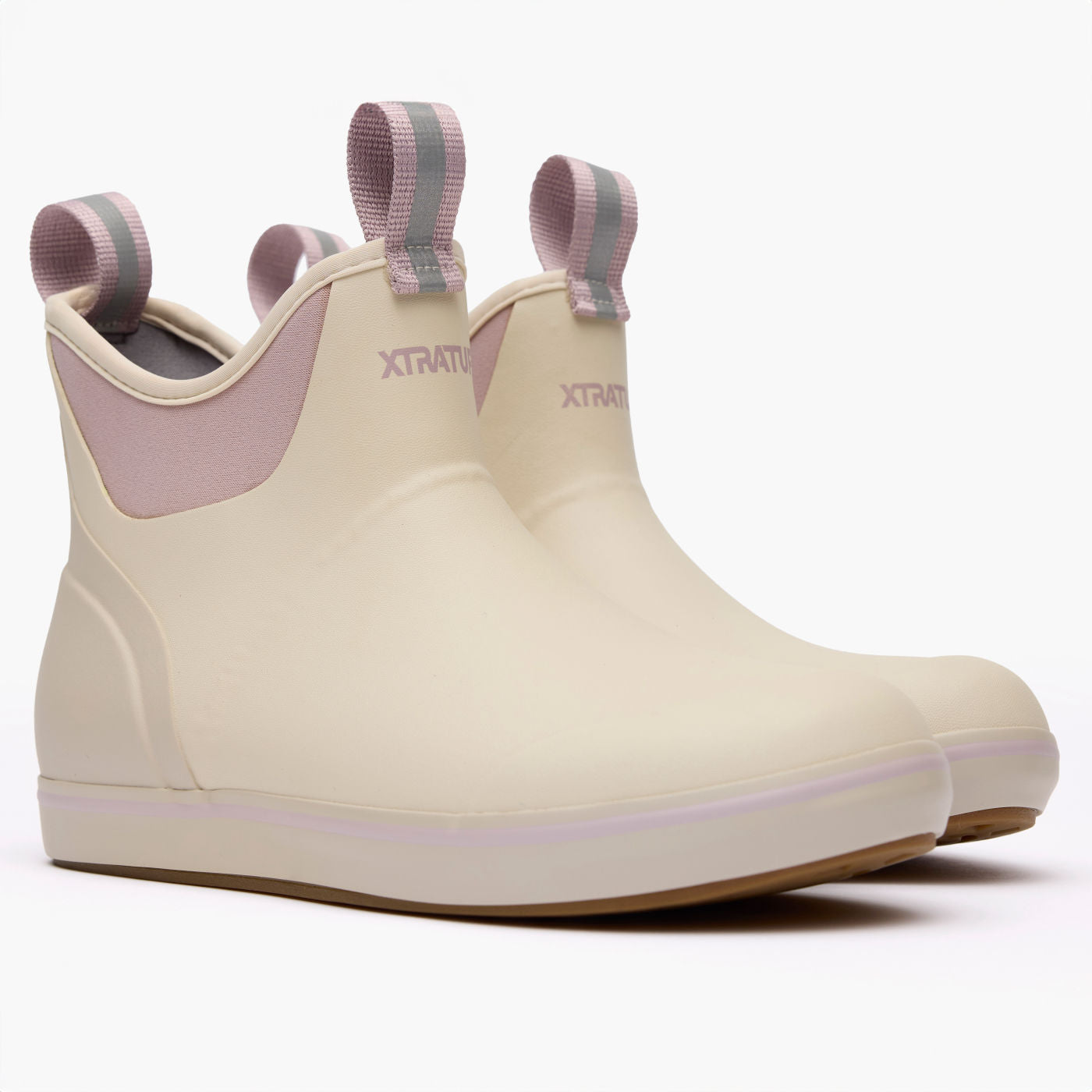 Women’s Ivory/ Lavender XtraTuf Deck Boots