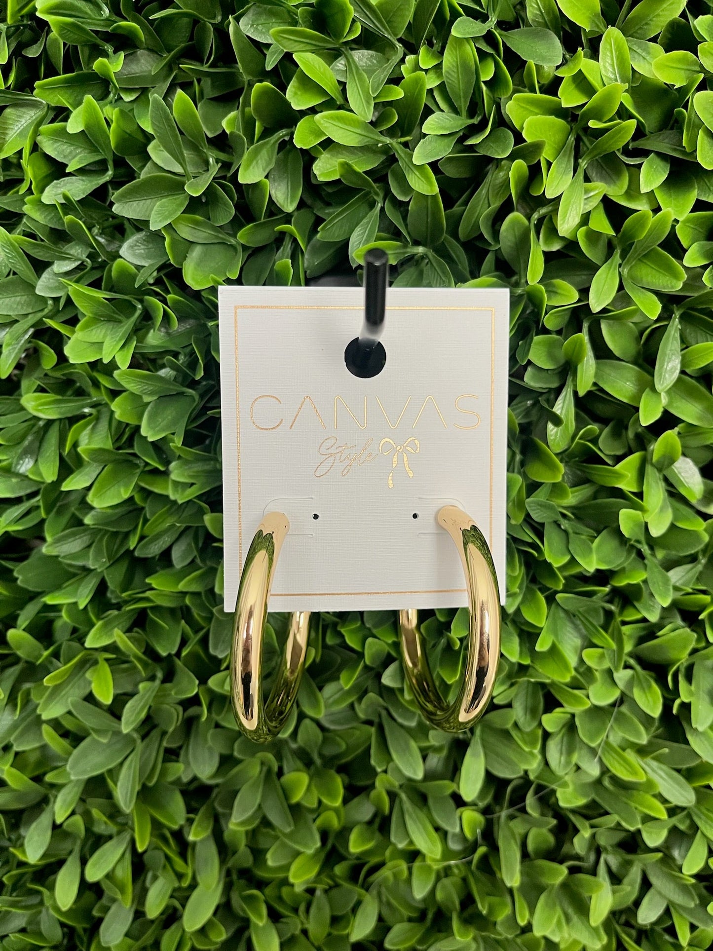 Canvas Arabella Hoop Earrings