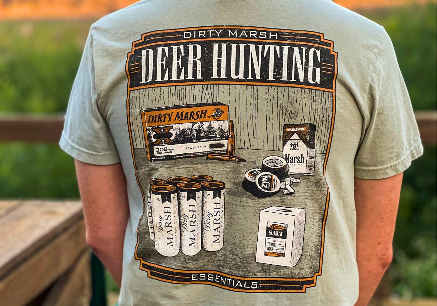 Dirty Marsh Deer Camp Shirt