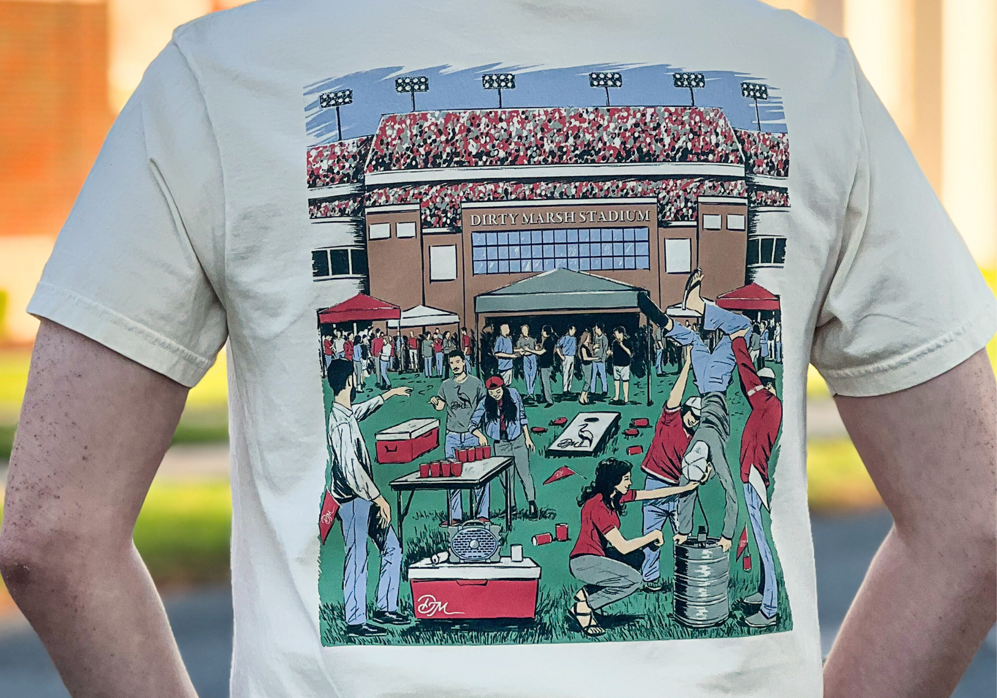 Dirty Marsh Stadium Tailgate Shirt