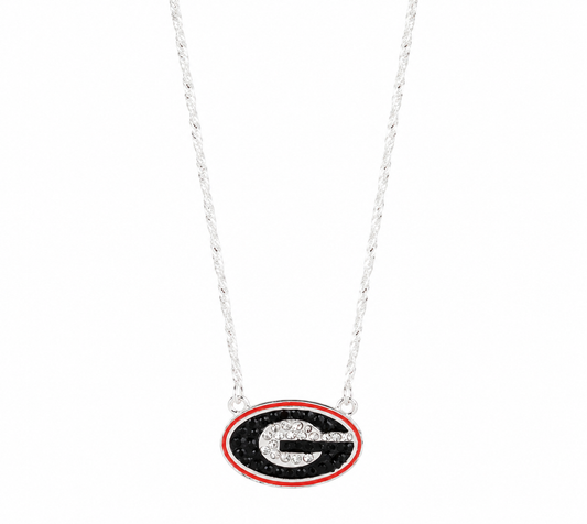 Georgia Crystals Logo Necklace