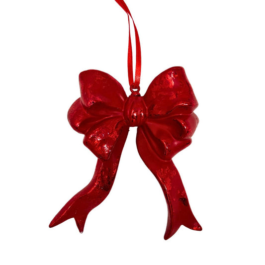 Red bow ornament